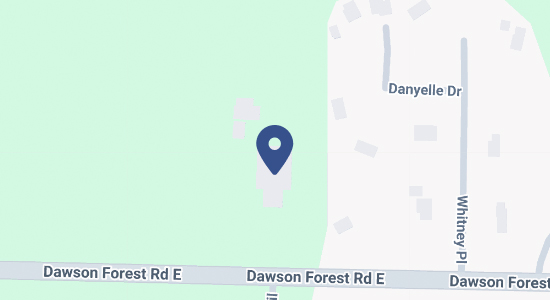 Dawsonville Location Map